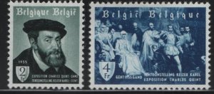BELGIUM   486-487  MINT HINGED