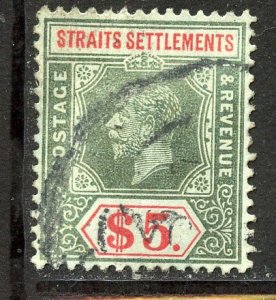 Straits settlements # 167, Used.