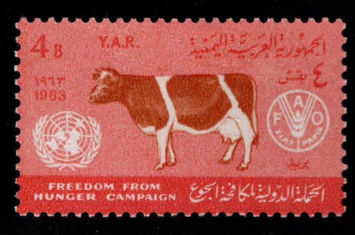 Yemen Scott 162 MH*  1963 stamp