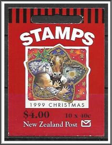 New Zealand #1614a Christmas Complete Booklet MNH