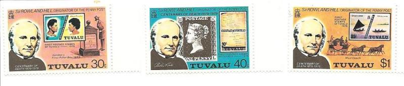 Tuvalu 122-124 MNH