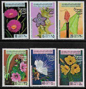 Libya #779-84 MNH Set - Flowers of Libya