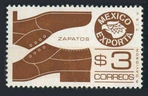 Mexico 1118b thin paper,MNH.Michel 1783A. Mexico Exports,1981.Men's shoes.