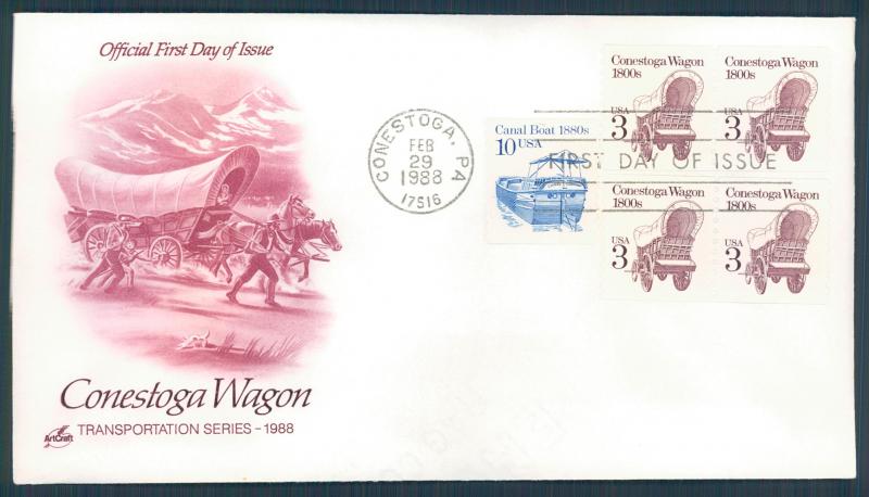 #2252 Conestoga Wagon  - Artcraft Cachet  MG