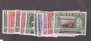 Kelantan Scott # 72 - 82 set VF mint OG LH nice colors scv $ 61 ! see pic !