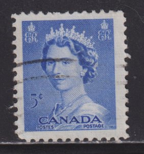 Canada 329 Queen Elizabeth II 5¢ 1953