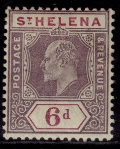 ST. HELENA EDVII SG67a, 6d dull & deep purple, M MINT. Cat £15. ORDINARY