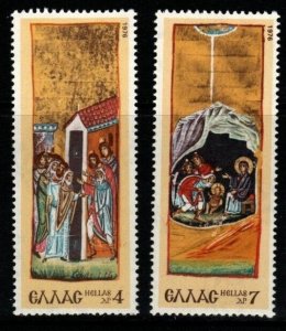 GREECE SG1352/3 1976 CHRISTMAS MNH