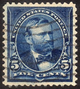 1898, US 5c, Grant, Used, well centered, Sc 281