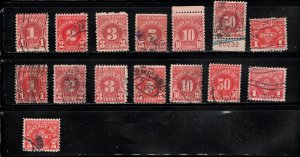 USA Scott # J80//7 + J78 Used x 2 - Postage Due