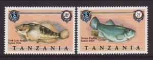 Tanzania 545,552 Fish MNH VF