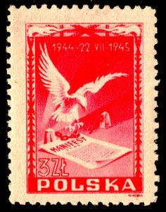 Poland Scott 369 Mint never hinged.