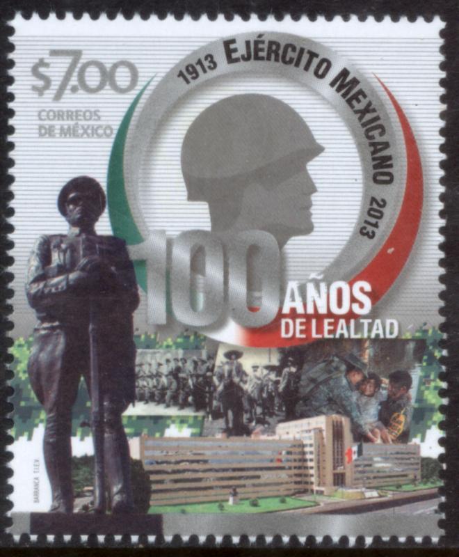 MEXICO 2820, Centenary of the Mexican Army-I. MINT, NH. F-VF.