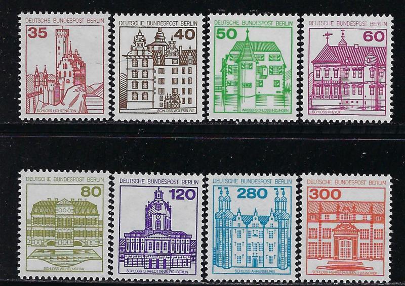 Germany Berlin Scott # 9N438 - 9N445, mint nh, cpl. set