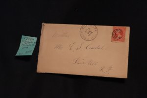 US 248 on cover S. Scituate RI to Davisville RI (#2719)