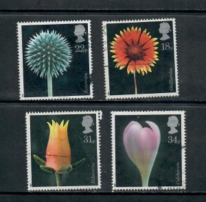 GB 1987 COMMEMORATIVES SET FLOWERS USED  h 111121