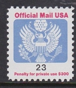 O148 23 Cent Official MNH