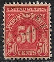 US #J86 50c Postage Due