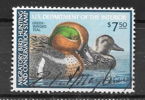 1979  U.S. Federal Duck Stamp   RW 46    Used