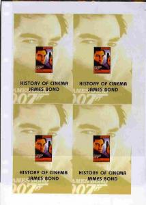 Turkmenistan 1999 History of the Cinema uncut imperforate...