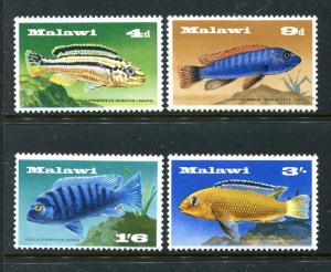 Malawi 71-74, MNH, 1967 Marine Life. x29488