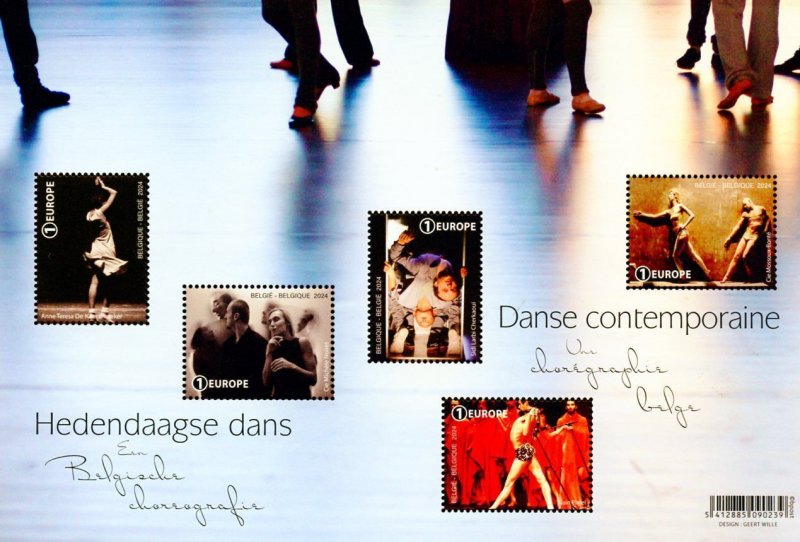 BELGIUM LOT III OF 13 DIFFERENT LATE DATE SOUVENIR SHEETS FACE VALUE 91 EUROS