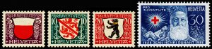 Switzerland Scott B45-B48 (1928) Mint H VF Complete Set C