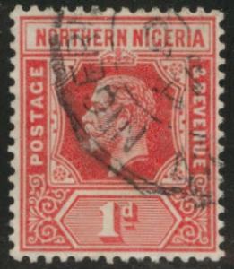 Northern Nigeria Scott 41 used KGV multiple crown wmk 