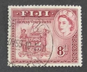 FIJI 1953 ROYAL VISIT SG279 FINE USED