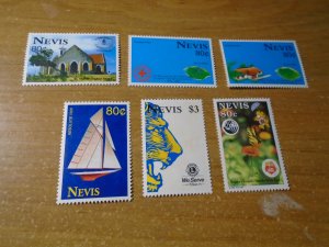 Nevis  #  764-68/772  MNH