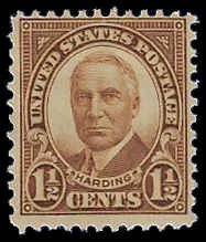 U.S. #684 MNH; 1 1/2c Harding (1930)