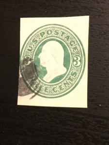 US SC# U165 Washington Cut Square Used