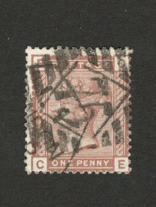 GB - UNITED KINGDOM - USED STAMP - QV - 1 d    (52)