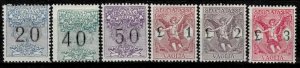Italy 1924 ☀ Vaglia Signs, Complete Series No. 1/6 ☀ MLH