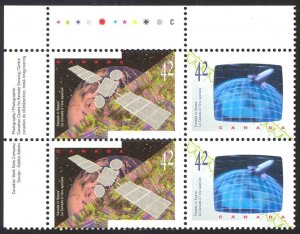 Canada Sc# 1442a MNH PB UL 1992 42c Canada in Space
