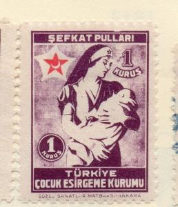 Turkey 1945-47 Early Issue Fine Mint Hinged 1k. 086085