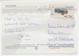 Postcard / ATM stamp Spain 2002 Car - Oldtimer - Rolls Royce