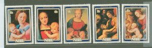 Niue #395-399  Single (Complete Set) (Paintings)