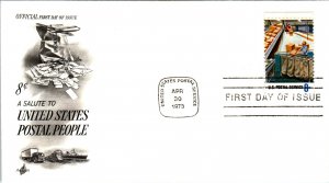 US 1489-1498 Postal People Artcraft Set of Ten U/A FDC