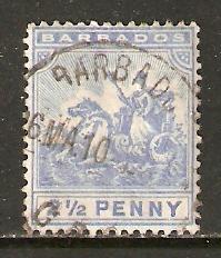 Barbados    #96  Used  (1904)  c.v. $0.35