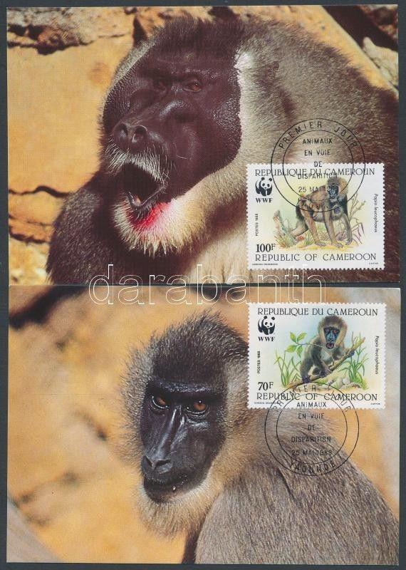 Cameroon stamp WWF Drill set 4 CM 1988 Mi 1155-1158 WS207264