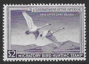 RW17 F-XF MNH OG-1950 FEDERAL DUCK HUNTING STAMP (REM #RW17-416)