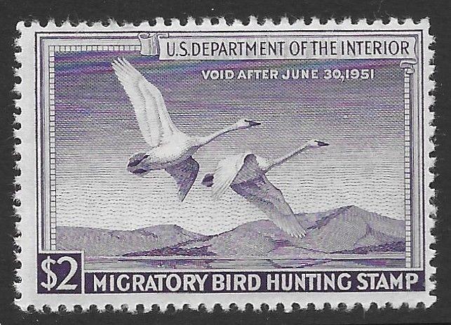 RW17 F-XF MNH OG-1950 FEDERAL DUCK HUNTING STAMP (REM #RW17-416)