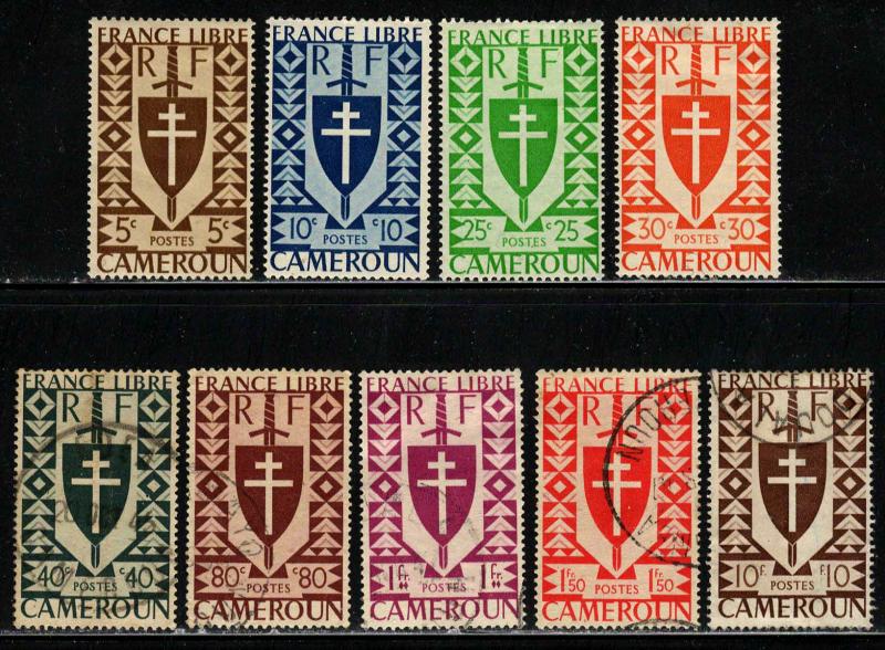 Cameroun # 282//95 ~ Short Set 9 of 14 ~ M, U, MX ~ cv. 2.05