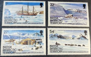 BRITISH ANTARCTIC TERR. # 121-124--MINT/NEVER HINGED--COMPLETE SET--1985