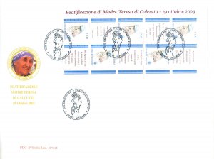 Mother Teresa of Calcutta 2003. FDC.