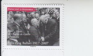 2017 Fr Andorra Felix Peig Ballart (Scott 779) MNH