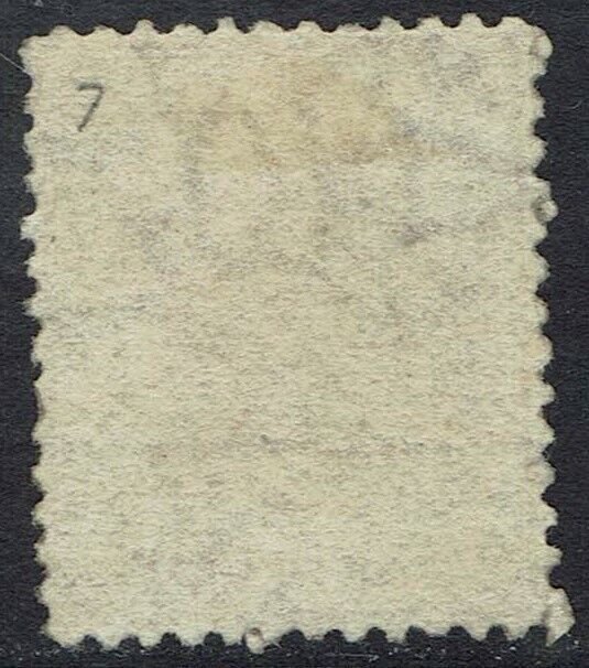 SIERRA LEONE 1872 QV 1D WMK CROWN CC SIDEWAYS PERF 12.5