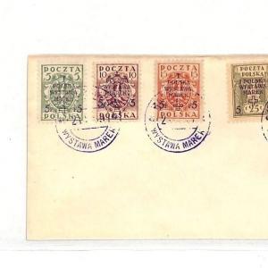 UU334 1919 Poland Wystawa Marek Cover PTS