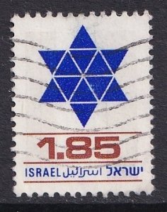 Israel  #585  used  1975  Star of David  £1.85